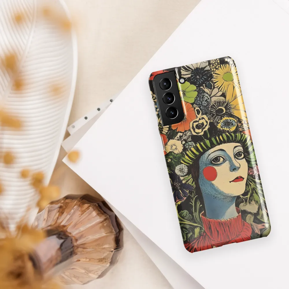 Floral Whimsy: A Portrait of Nature's Embrace