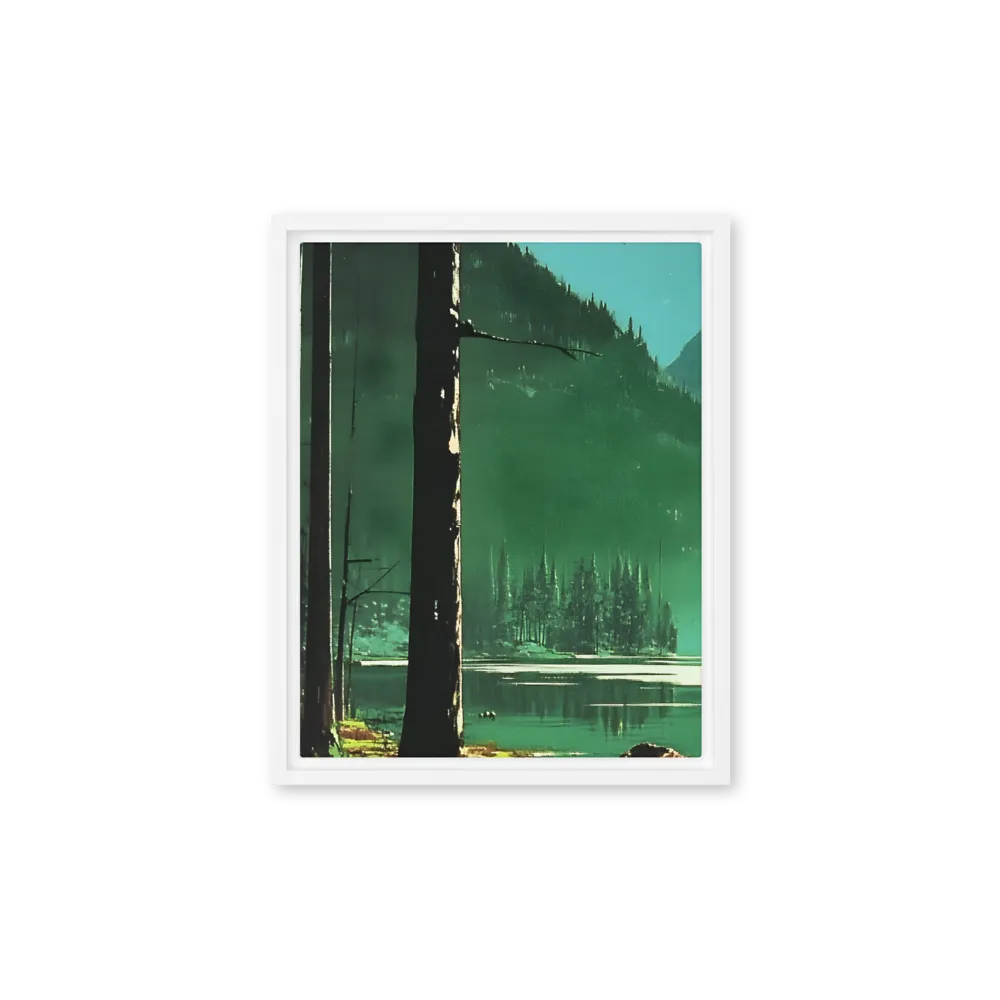 Reflections of Tranquility | Canvas with White Frame | 11″×14″