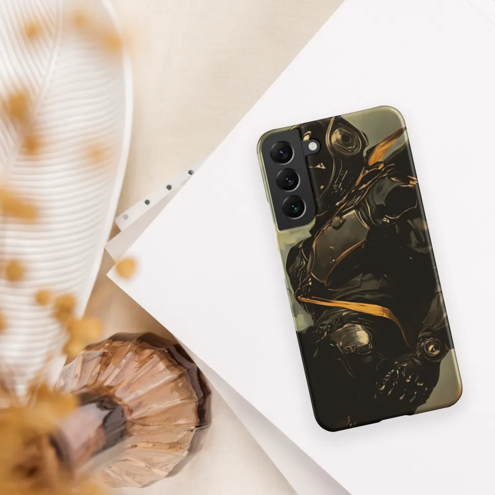 Ethereal Explorer: The Enigmatic Astronaut | Phone Case |  S22 Plus | Snap Case | Matte