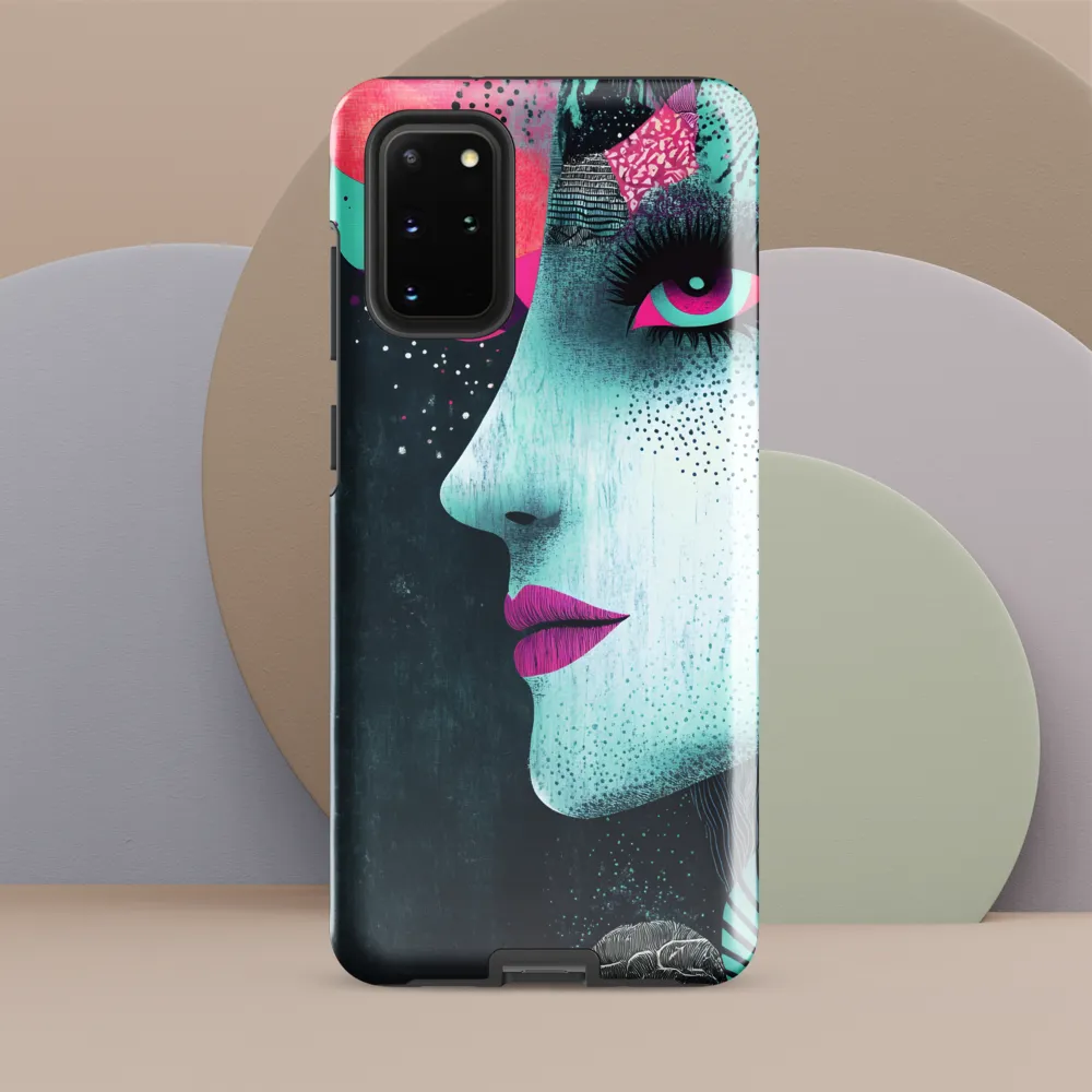 Mystical Beauty in Blue and Pink | Phone Case |  S20 Plus | Tough Case | Glossy