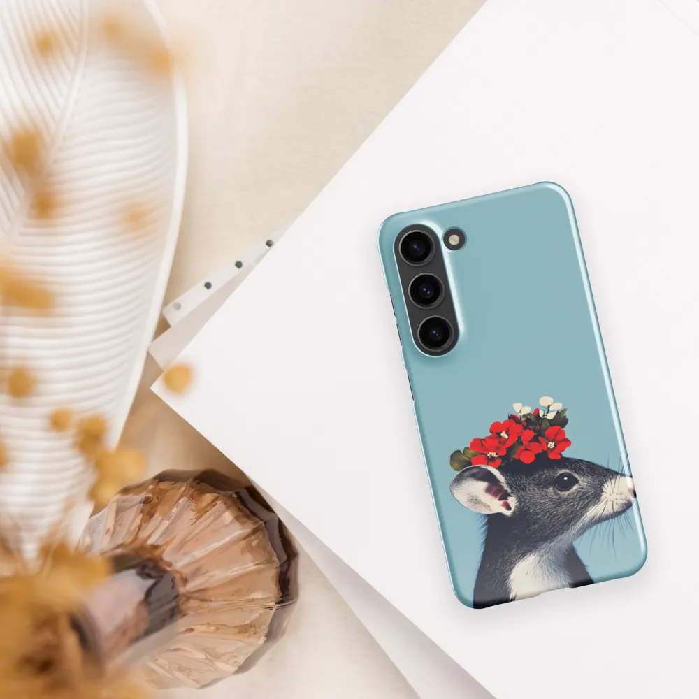 Whimsical Flora: A Mouse's Floral Crown