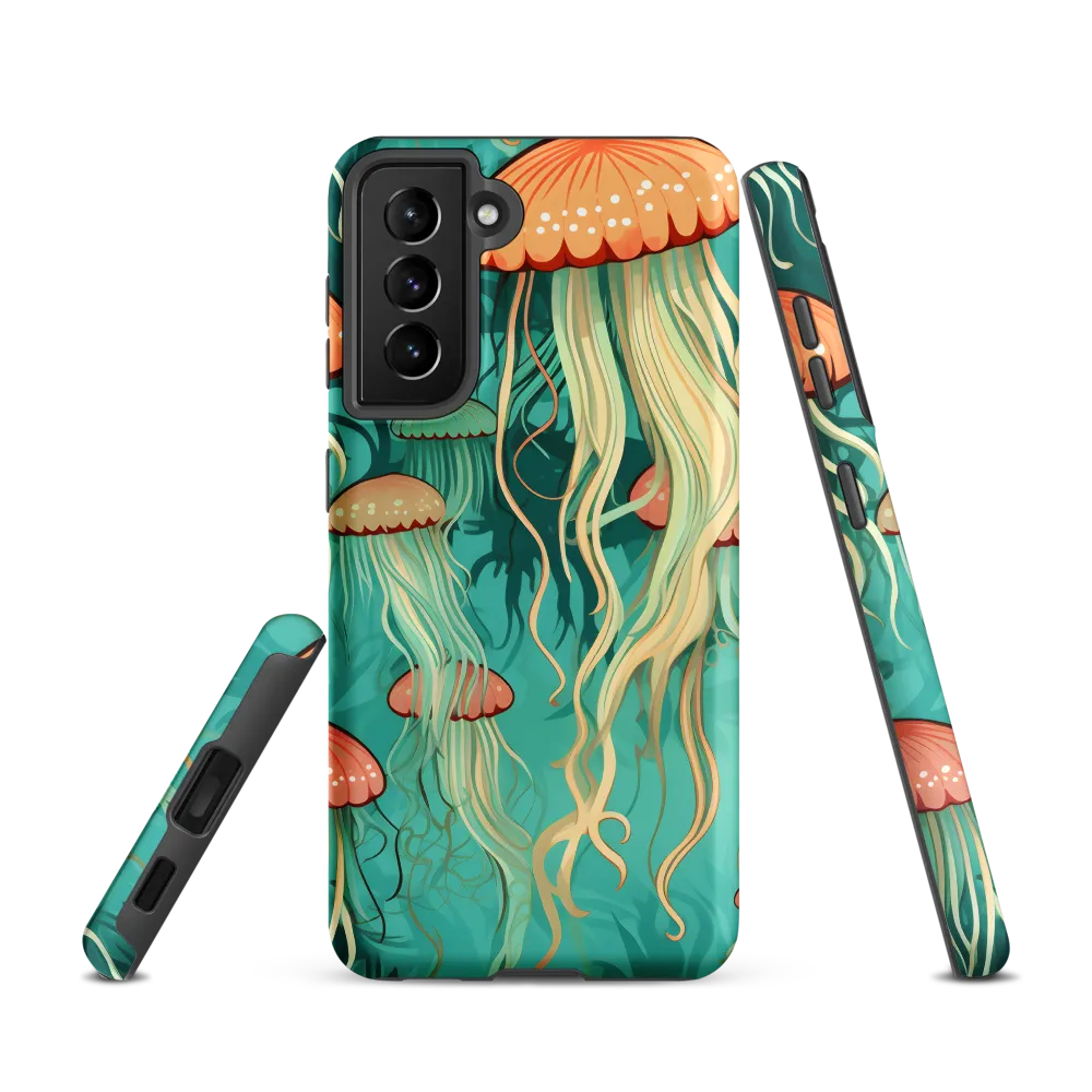 Ethereal Dance of Jellyfish | Phone Case |  S21 | Tough Case | Matte