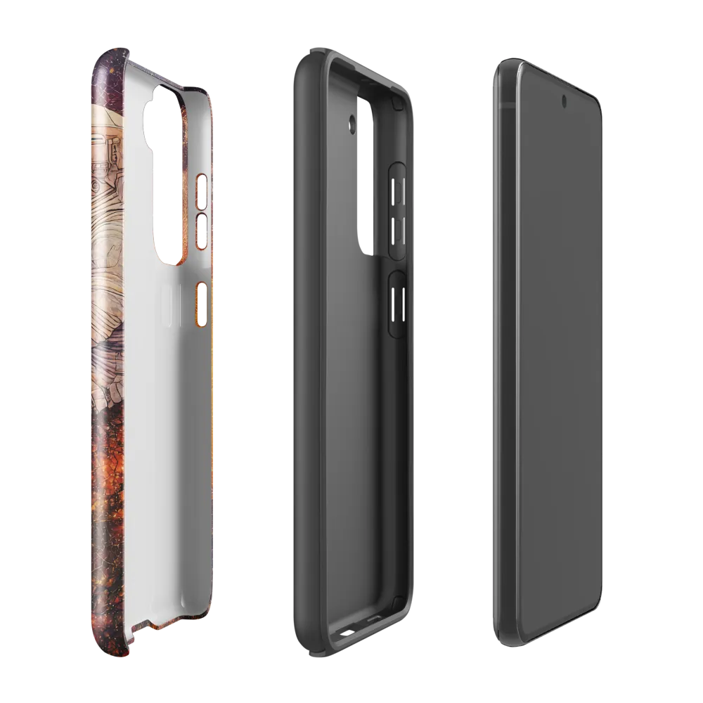 Cosmic Contemplation | Phone Case |  S21 FE | Tough Case | Glossy