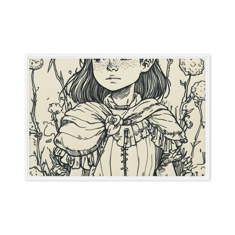 A Young Guardian of Nature | Canvas with White Frame | 20″×30″