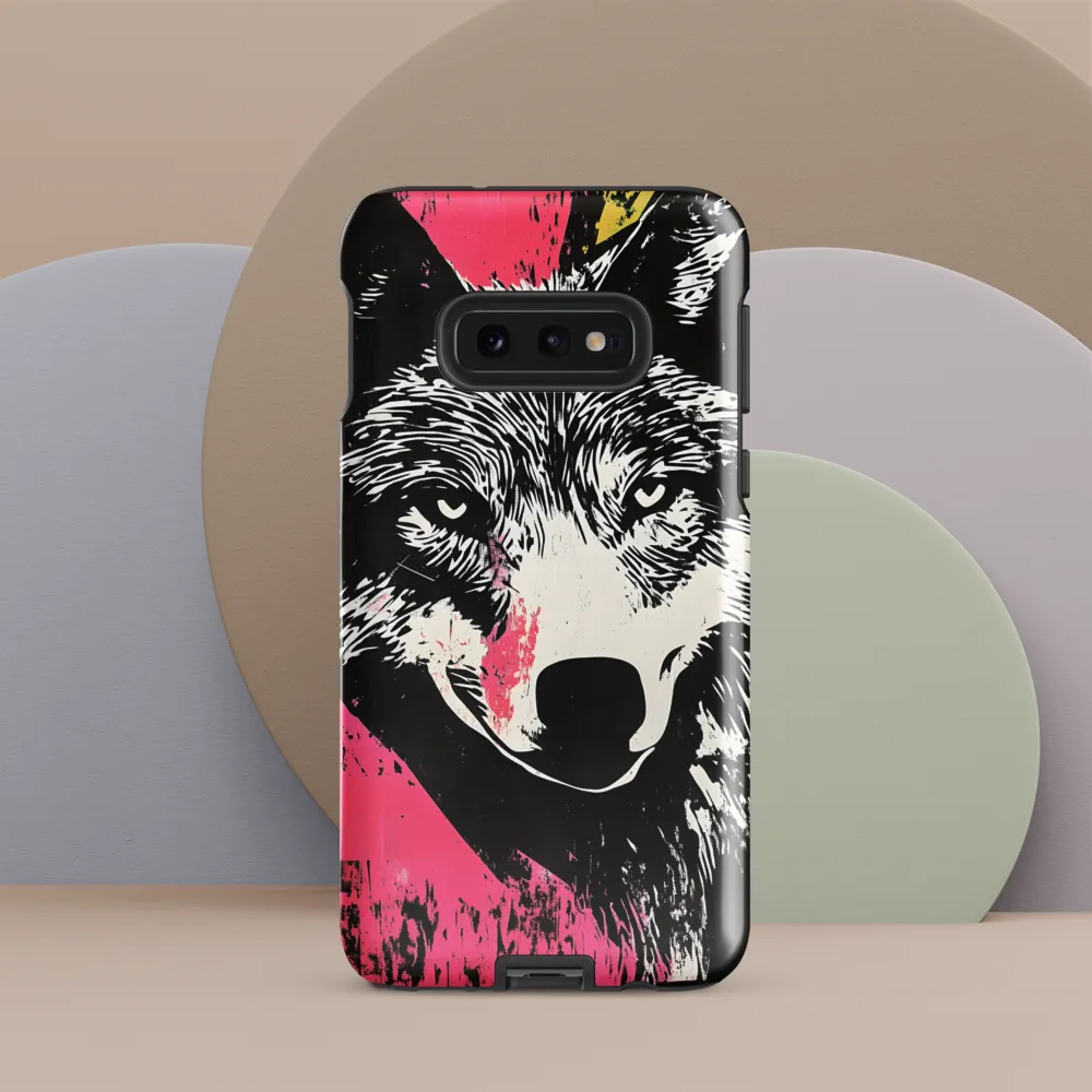 Intense Gaze of the Wolf