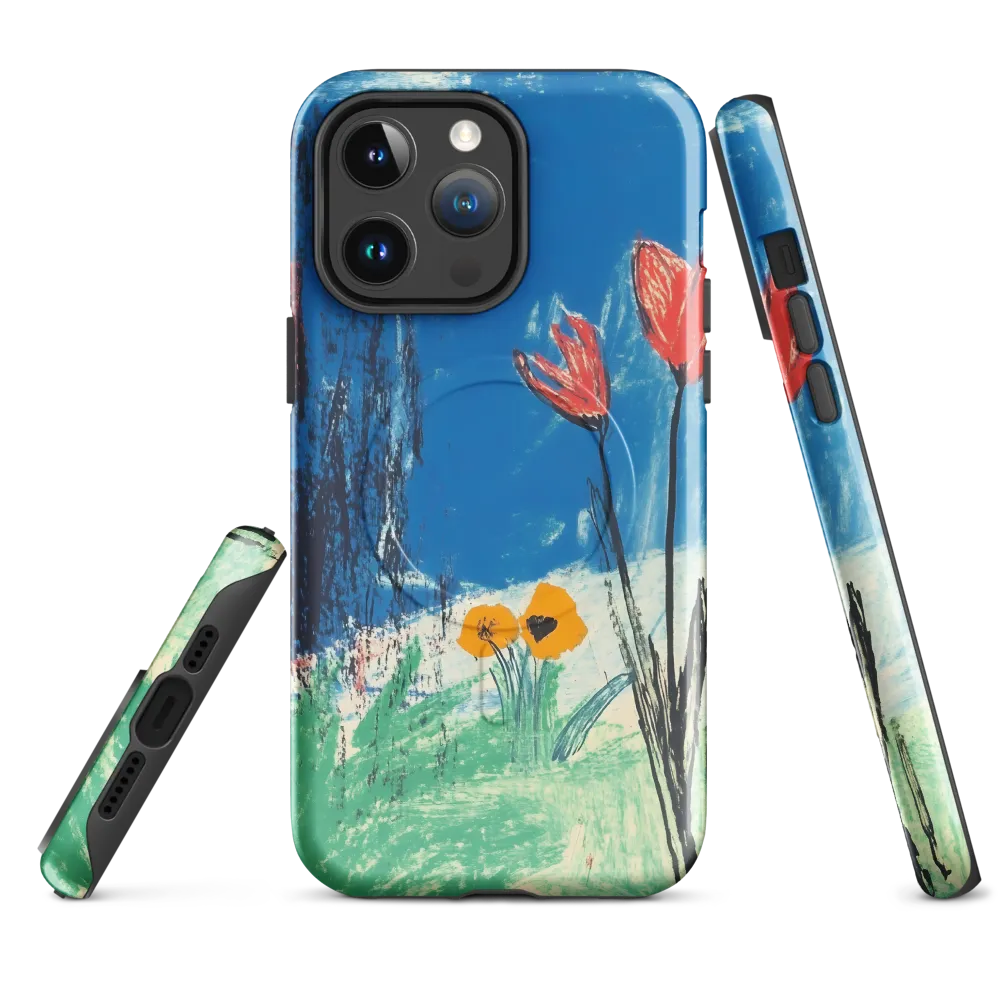 Joyful Blossoms in Blue