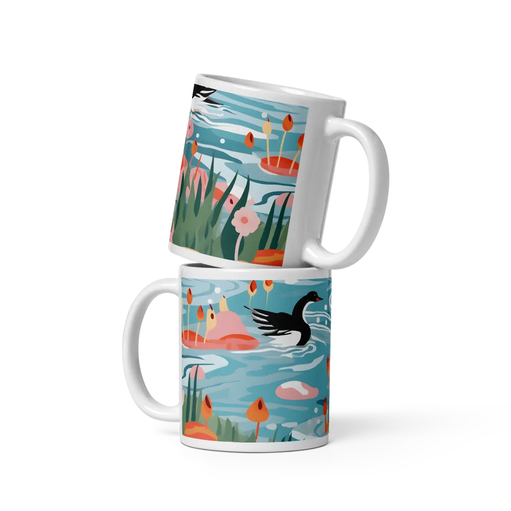 Serenity in Aquatic Harmony | Mugs | Multiple Sizes & Colors