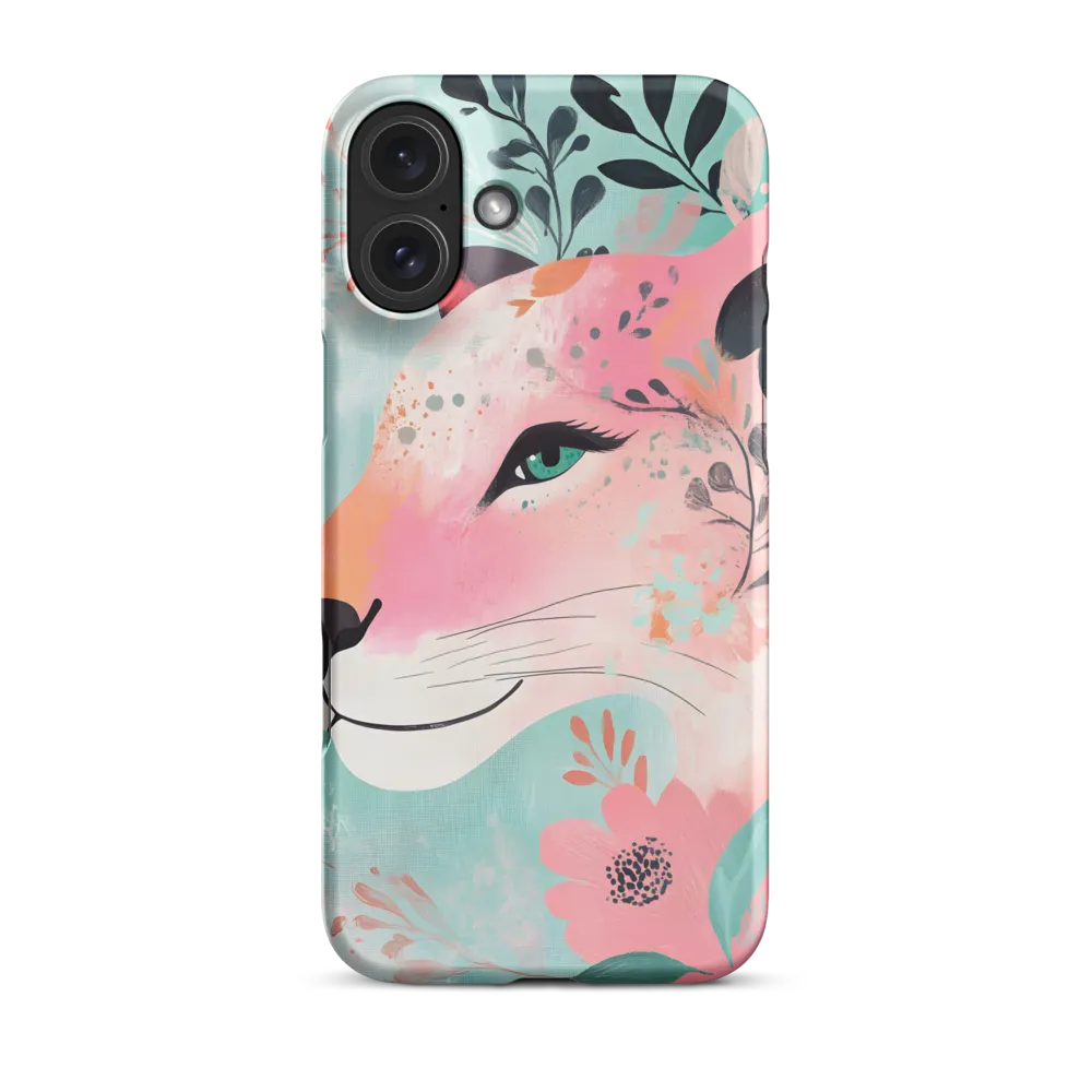 Whimsical Majesty: A Floral Lion