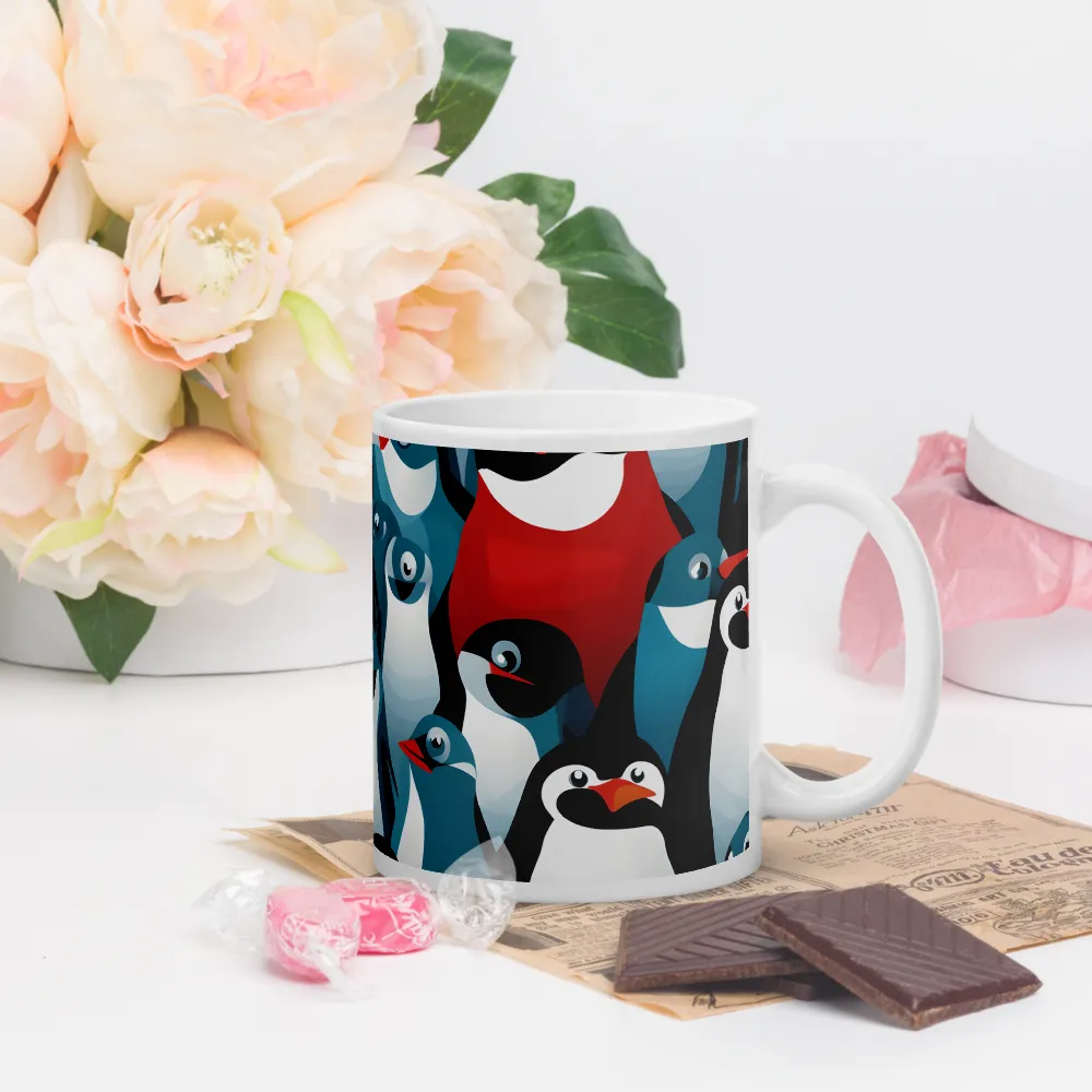 Penguin Parade | Mugs | Multiple Sizes & Colors