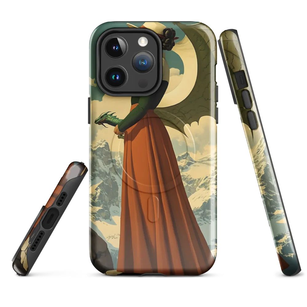 Mystic Harmony: The Dragon Keeper | Phone Case |  14 Pro Max | MagSafe® Tough Case | Glossy