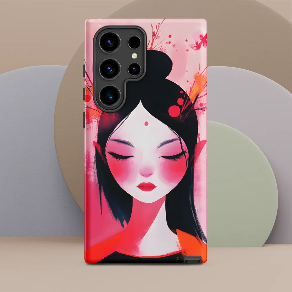 Serenity in Pink | Phone Case |  S24 Ultra | Tough Case | Matte