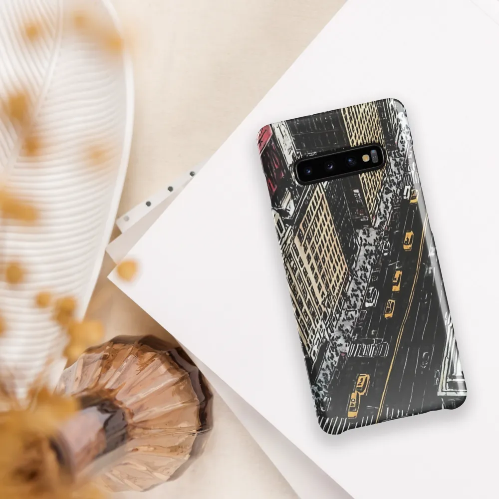 Aerial Symphony: City Pulse | Phone Case |  S10 Plus | Snap Case | Glossy