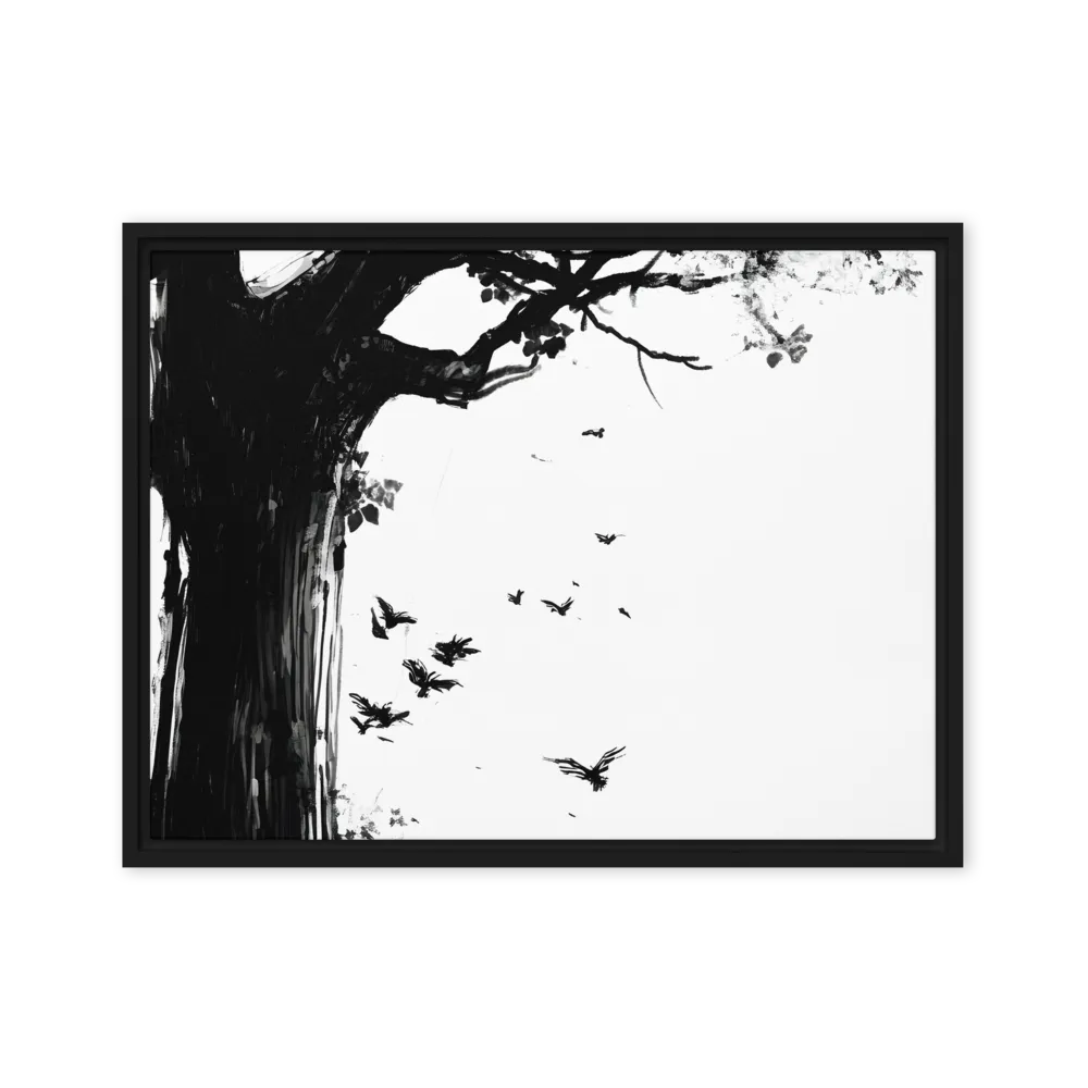 Whispers of Nature | Canvas with Black Frame | 18″×24″