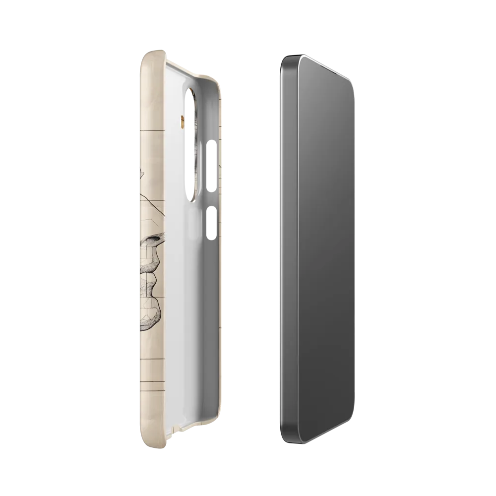 Geometric Reverie | Phone Case |  S24 | Snap Case | Matte