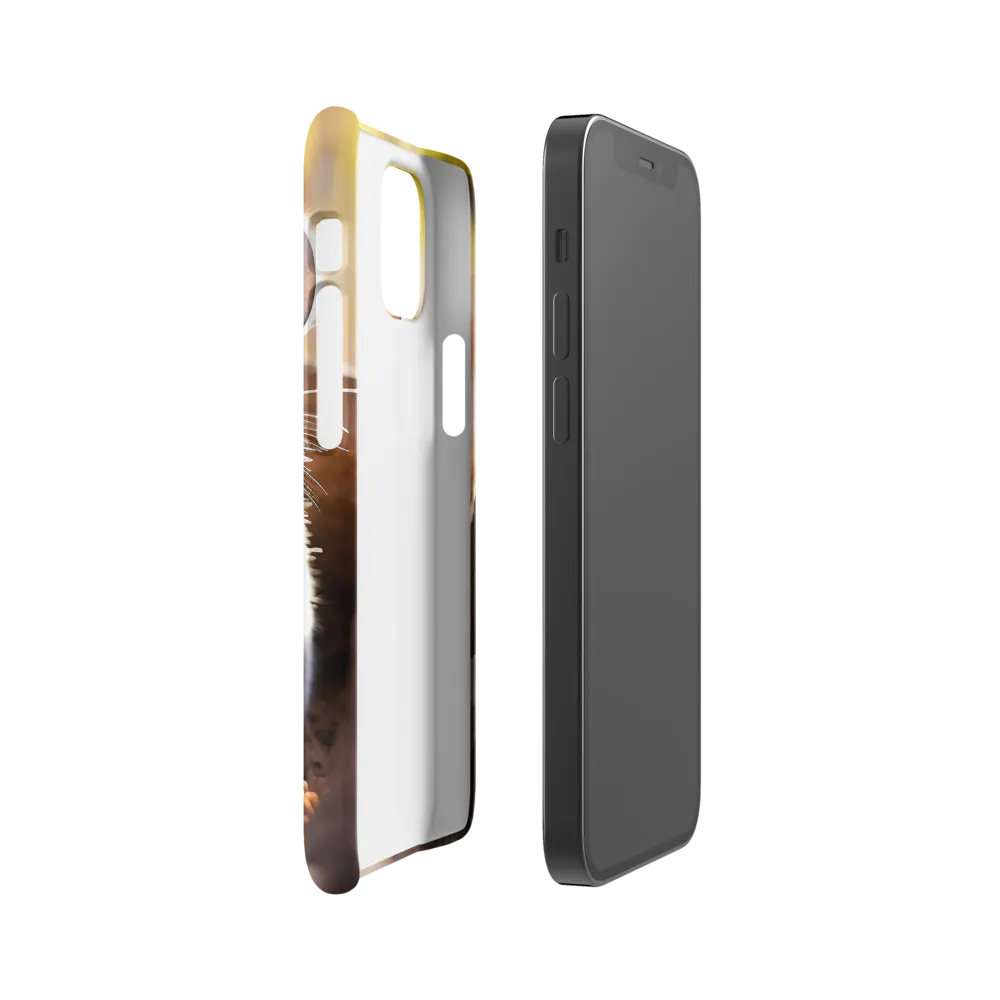 Gentle Whispers of Nature: The Chinchilla | Phone Case |  12 Mini | Snap Case | Matte