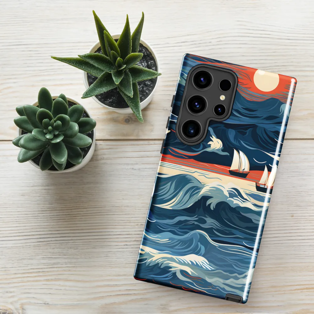 Ocean Whispers: A Voyage at Dusk
