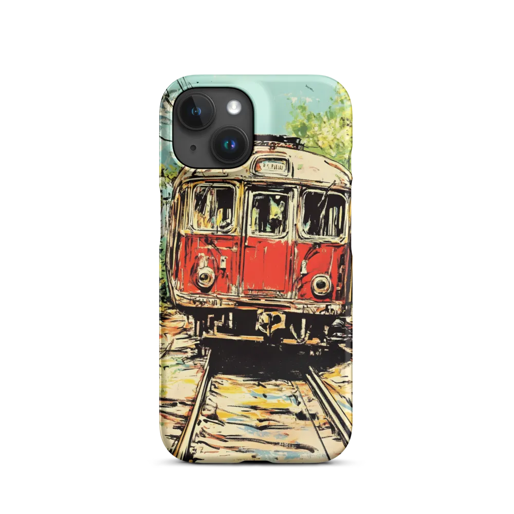 Echoes of Transit: A Train's Journey | Phone Case |  15 | Snap Case | Matte