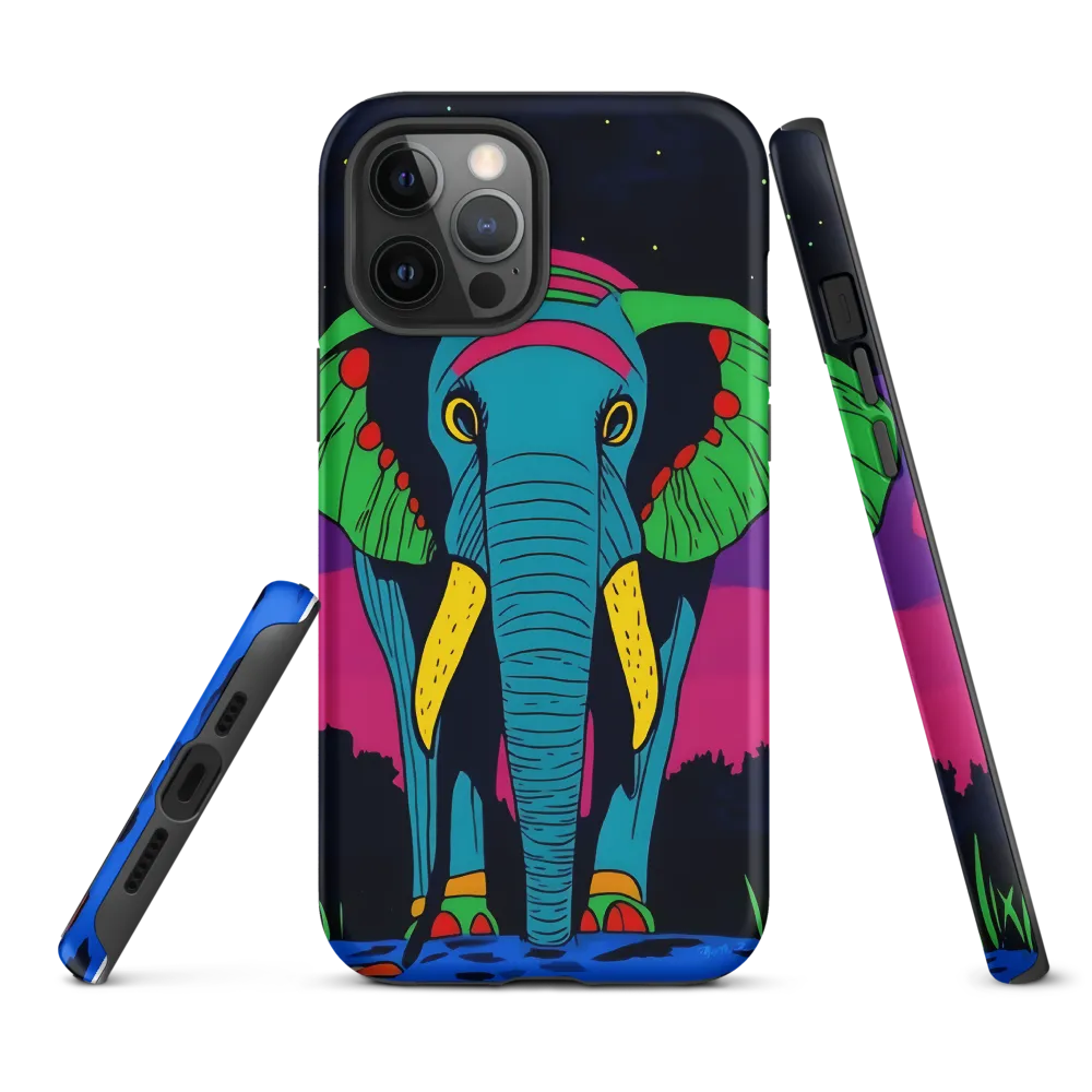 Whimsical Majesty: The Vibrant Elephant