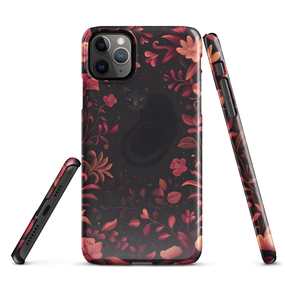 Enigmatic Feline Flora | Phone Case |  11 Pro Max | Snap Case | Glossy