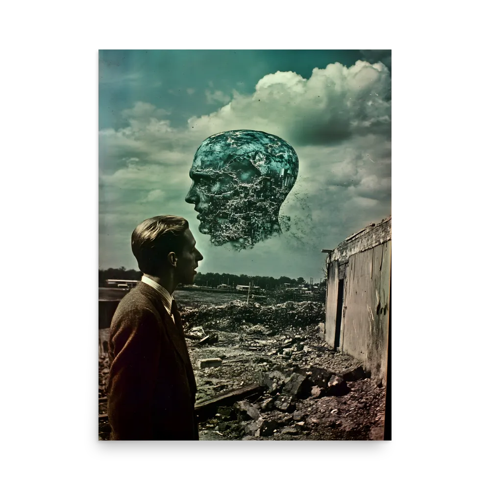 Ethereal Reflections: Identity in a Fragmented World | Poster | 18″×24″