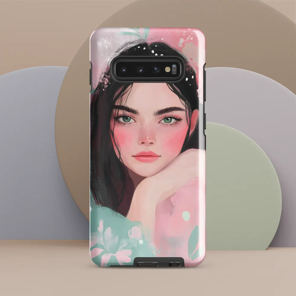 Serenity in Blossom | Phone Case |  S10 Plus | Tough Case | Glossy