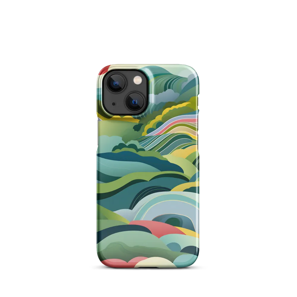 Waves of Serenity | Phone Case |  13 Mini | Snap Case | Glossy