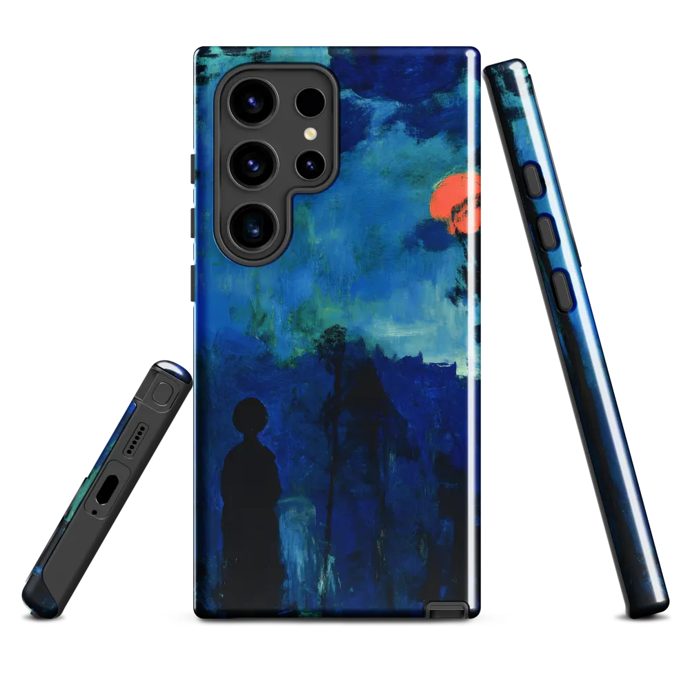 Solitude in Blue | Phone Case |  S24 Ultra | Tough Case | Glossy