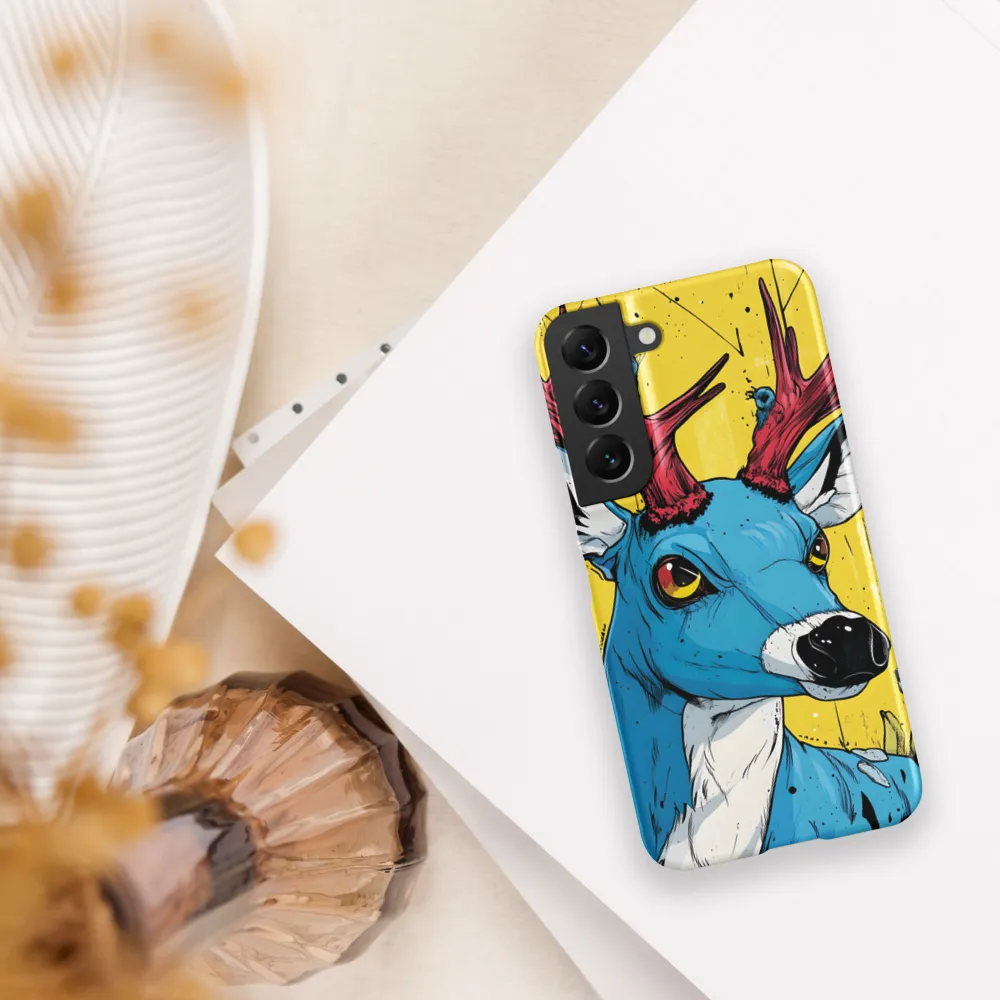 Vivid Antlers: A Modern Take on Nature