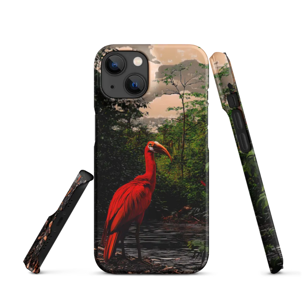 Enigmatic Elegance: The Scarlet Observer