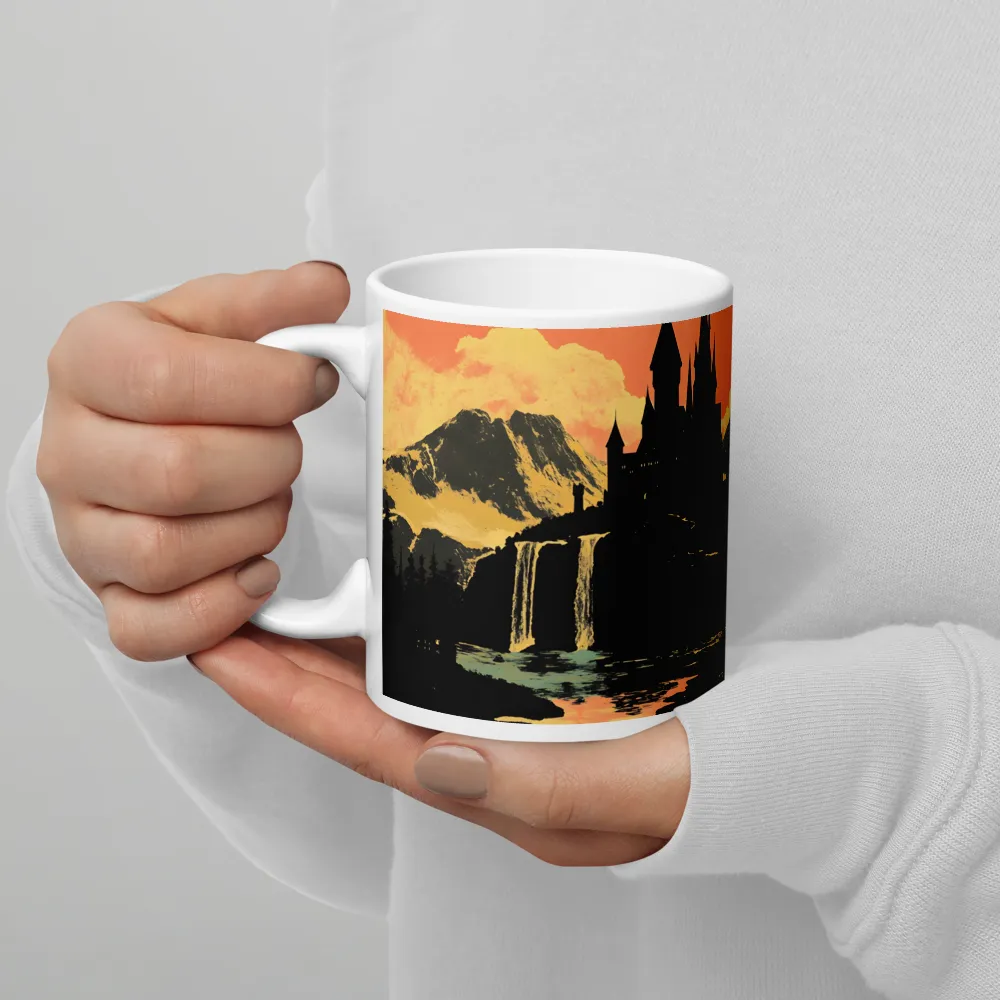 Mystical Castle in a Dreamscape | Mug with White inside | 11 oz