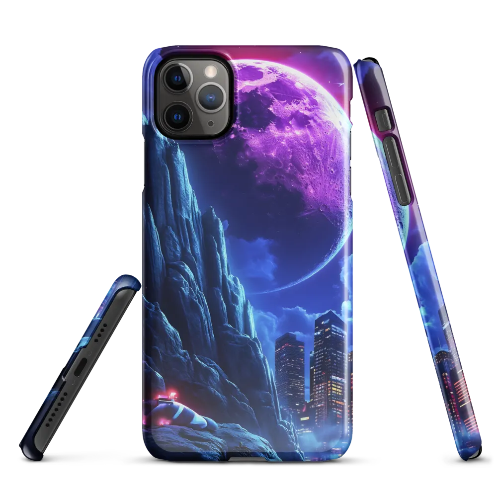 Celestial Dreams: A Futuristic Cityscape | Phone Case |  11 Pro Max | Snap Case | Glossy