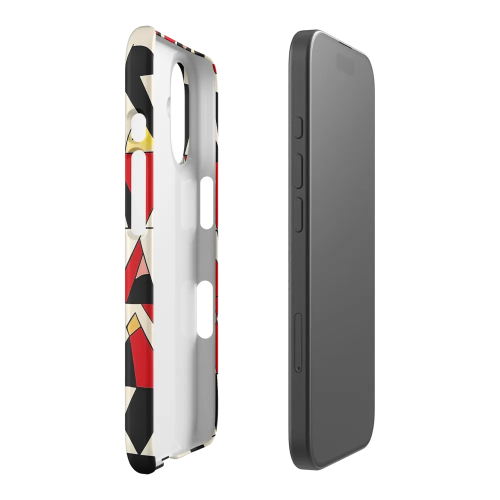 Dynamic Geometric Harmony | Phone Case |  16 | Snap Case | Matte