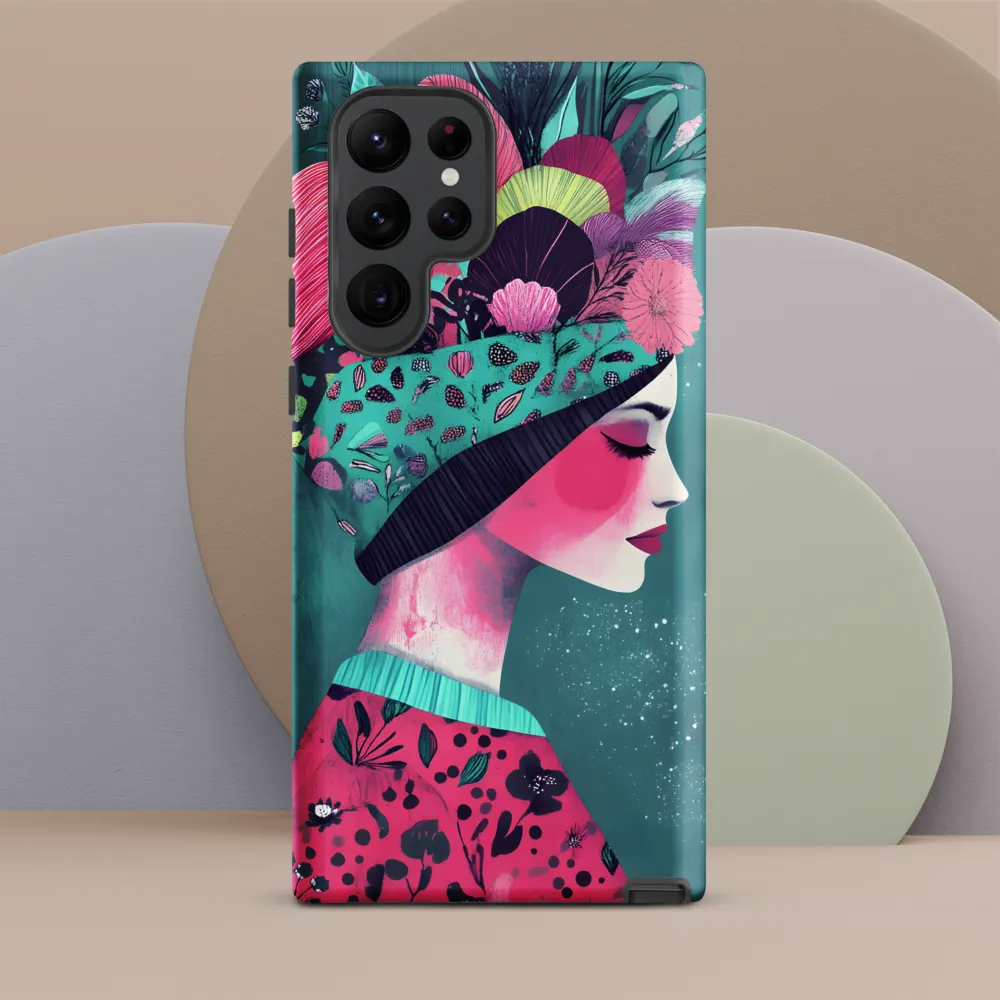Whimsical Floral Portrait
