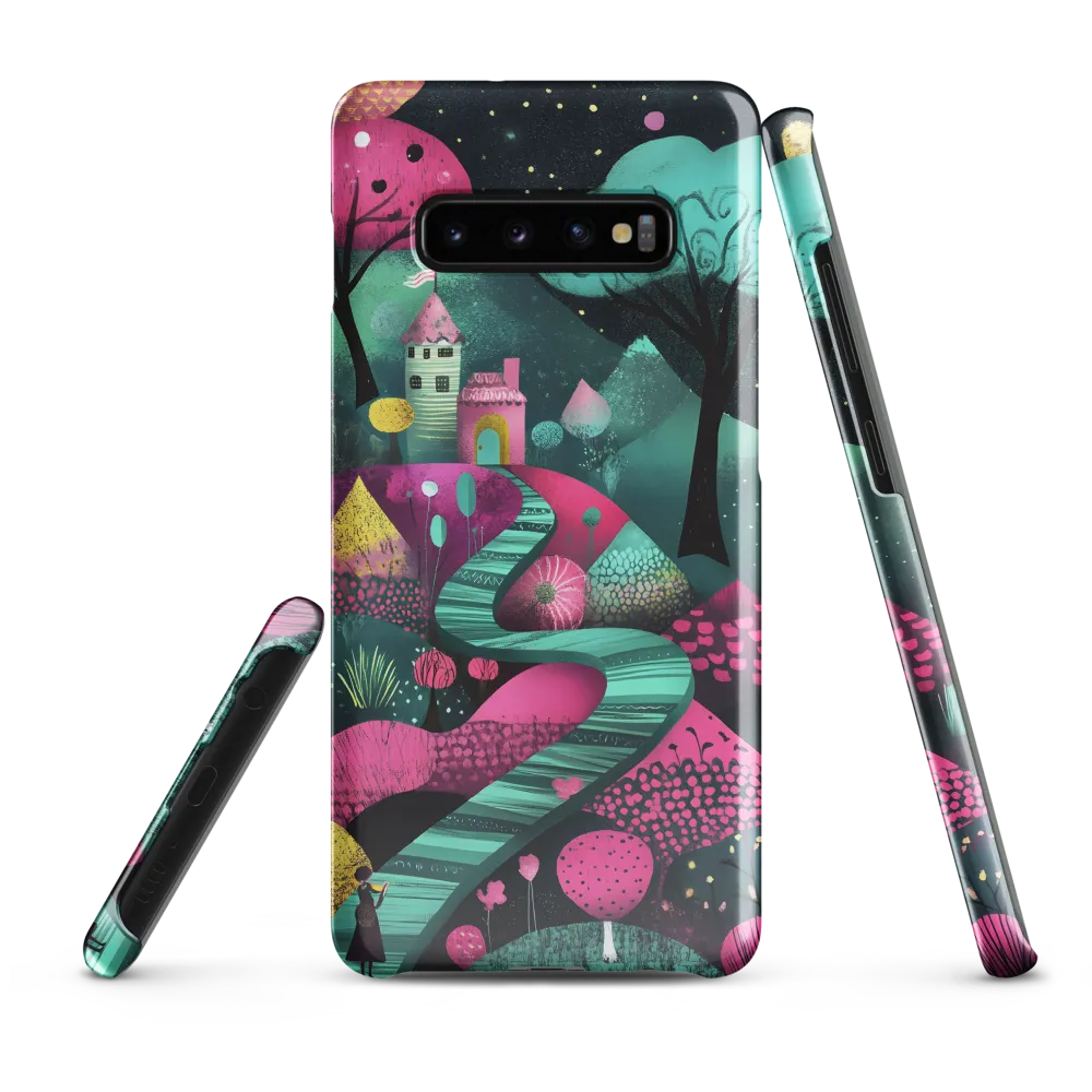 Whimsical Journey through Colorful Lands | Phone Case |  S10 Plus | Snap Case | Glossy