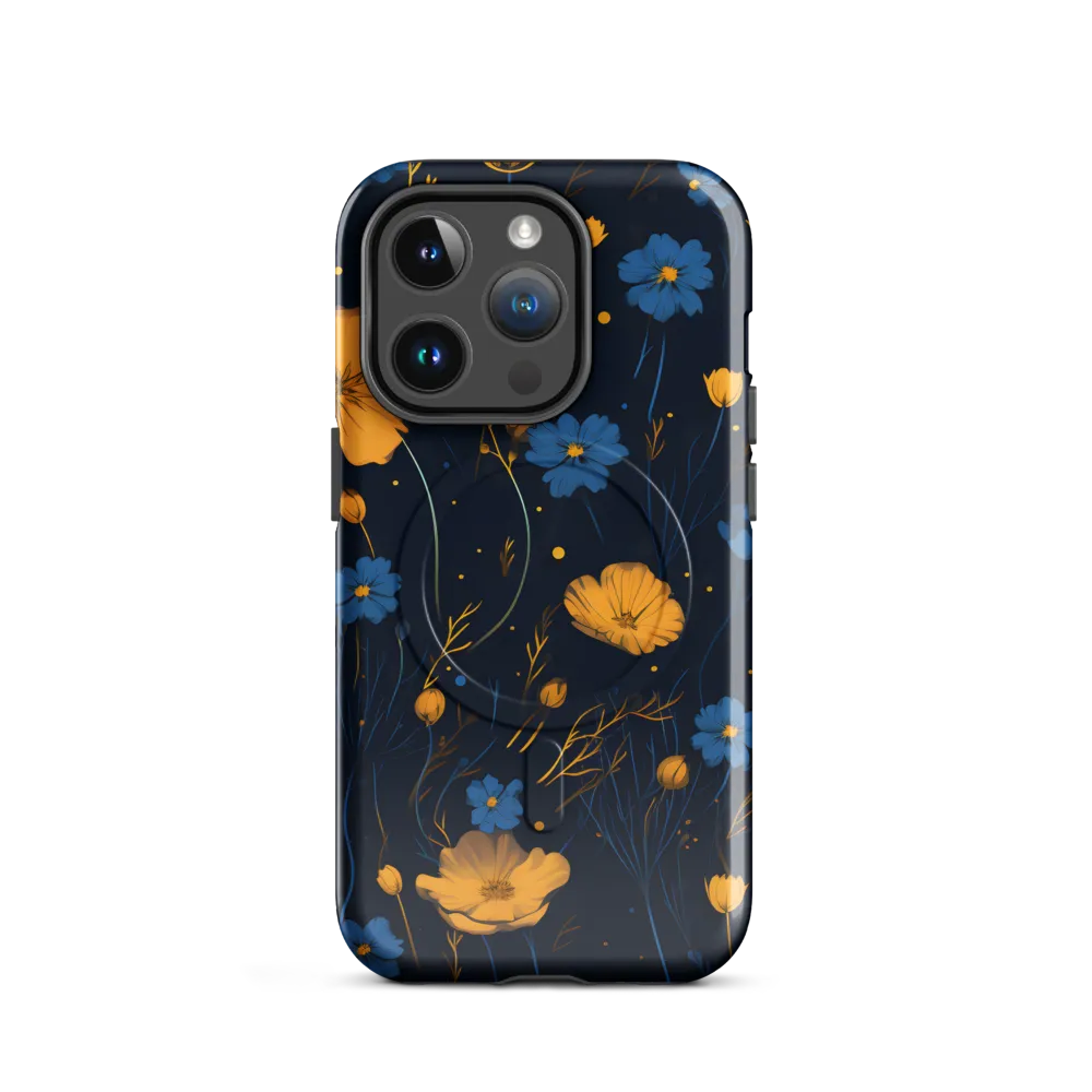 Nocturnal Blossoms | Phone Case |  14 Pro | MagSafe® Tough Case | Glossy