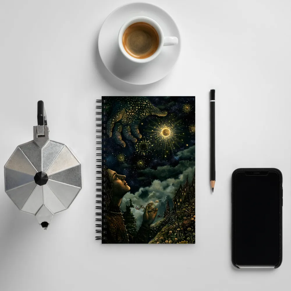 Cosmic Connection | Spiral Notebook