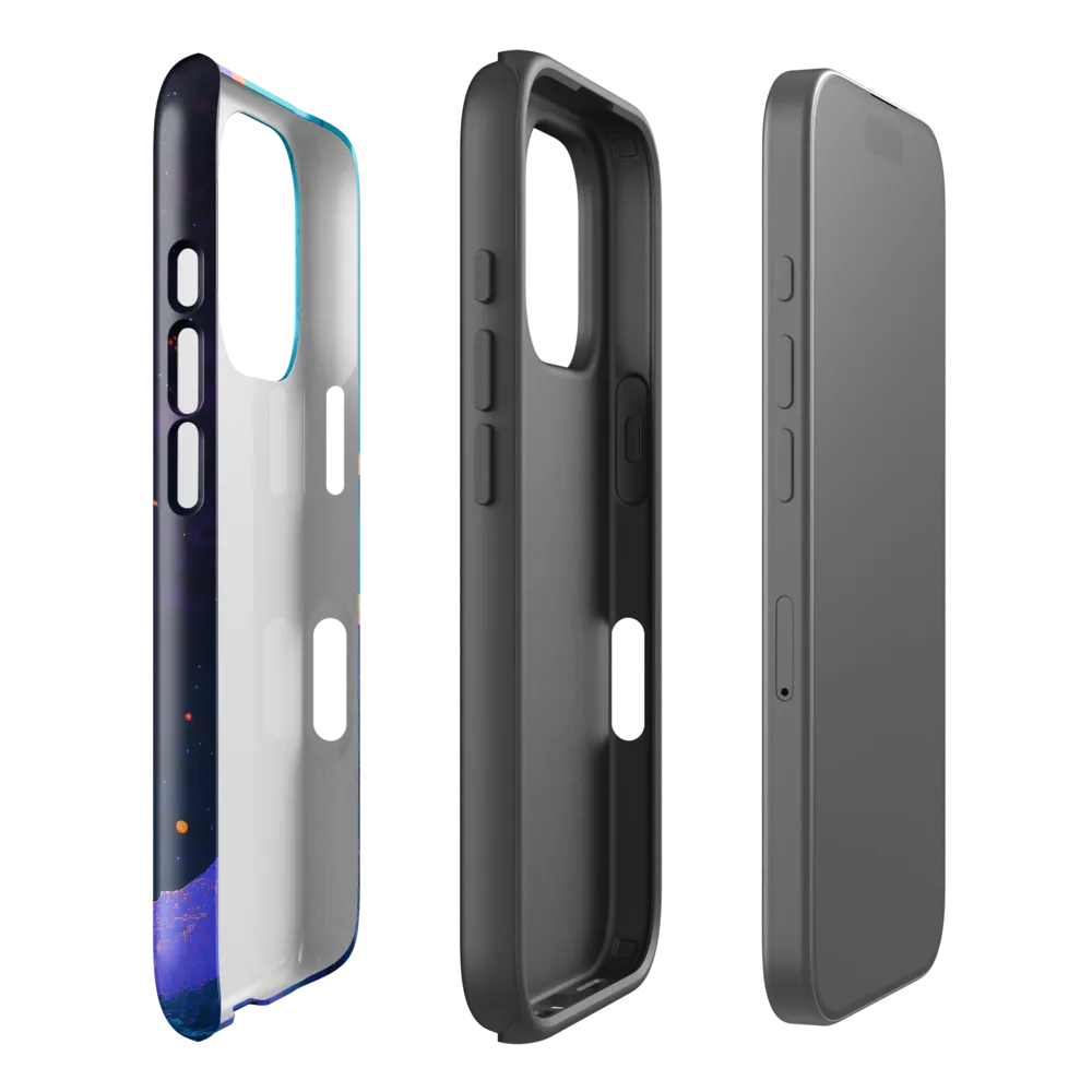 Celestial Harmony: A Surreal Exploration of Space | Phone Case |  16 Pro | Tough Case | Glossy