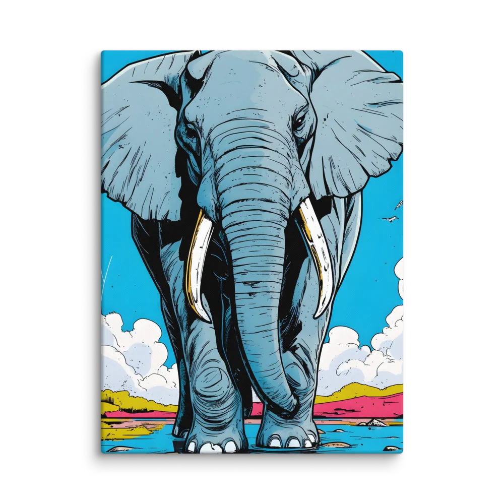 Majestic Presence: The Elephant | Canvas | 24″×32″