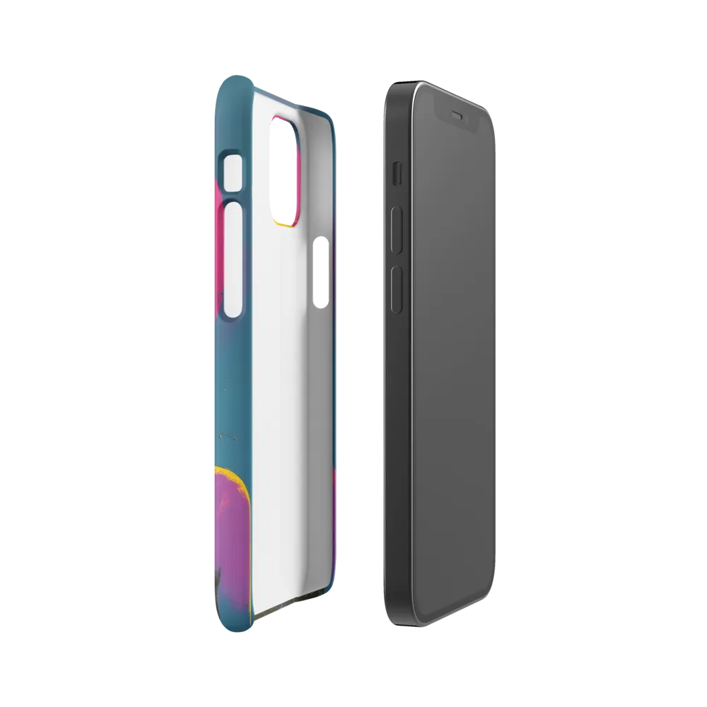 Neon Dreams: Portrait of a Modern Muse | Phone Case |  12 Mini | Snap Case | Matte