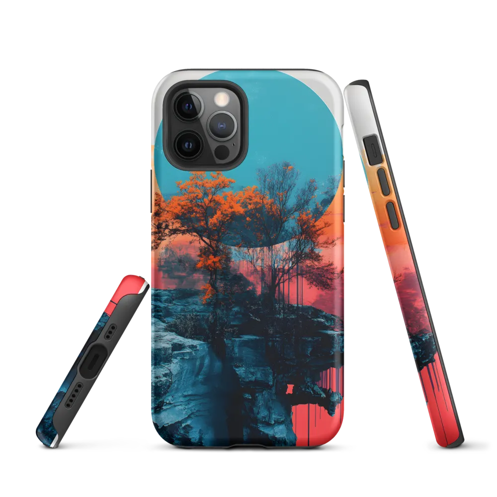 Ethereal Landscapes: A Dance of Color and Form | Phone Case |  12 Pro | Tough Case | Matte