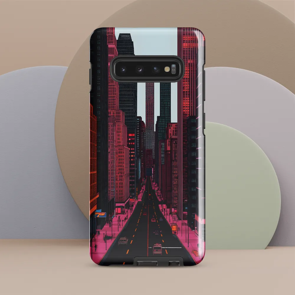 Urban Dreamscape: A Futuristic City | Phone Case |  S10 Plus | Tough Case | Glossy