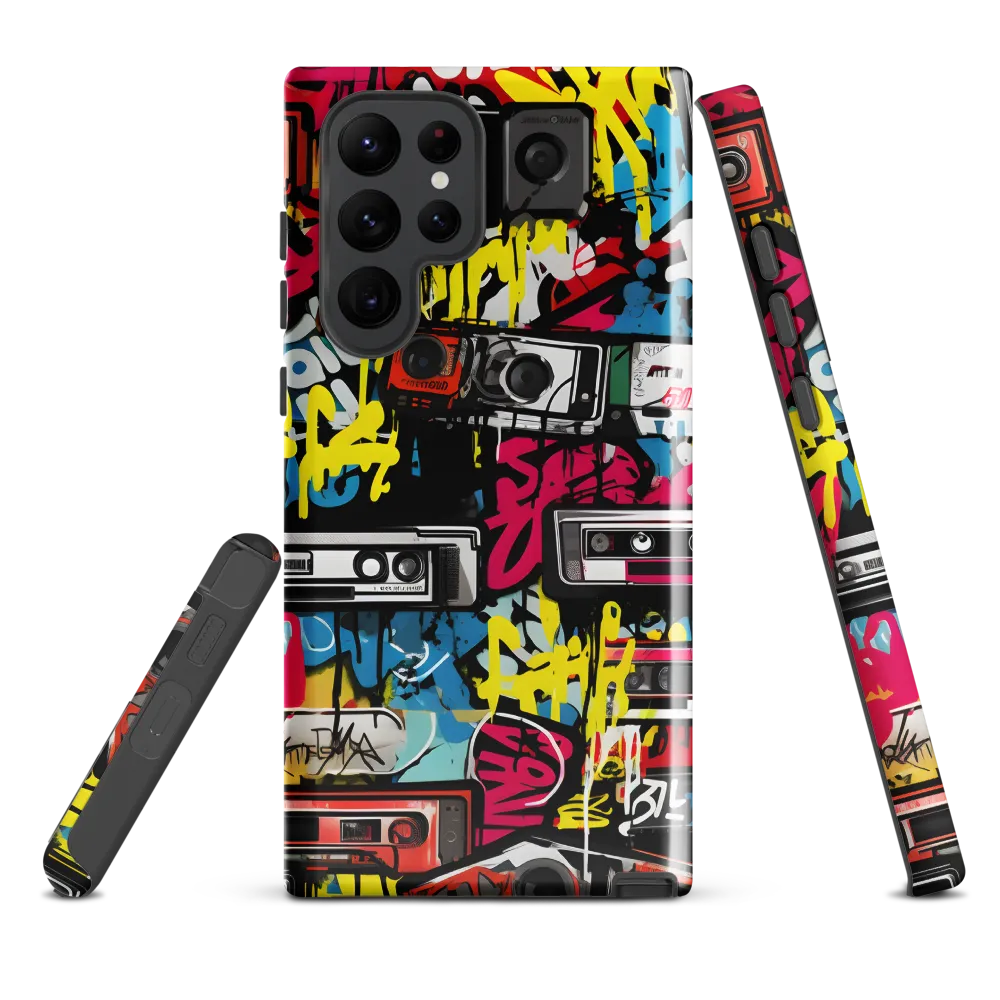 Urban Nostalgia: A Retro Cassette Explosion