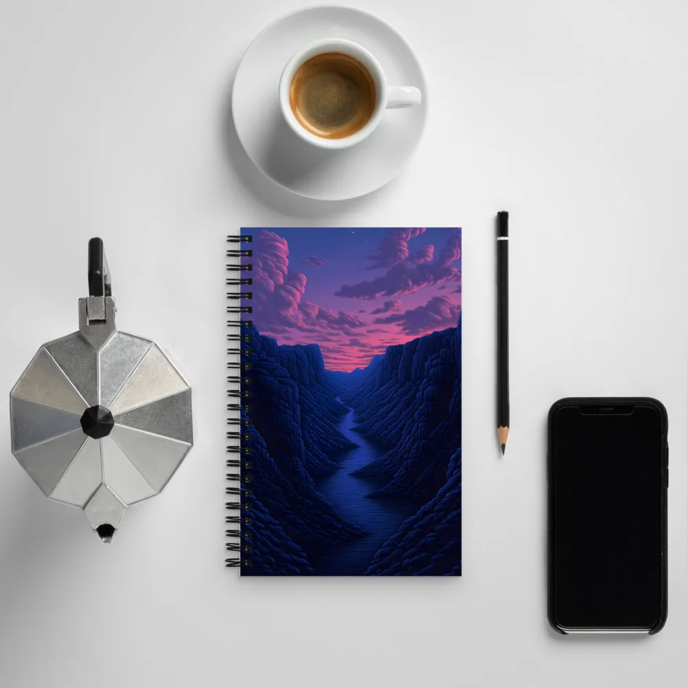 Twilight Canyon | Spiral Notebook