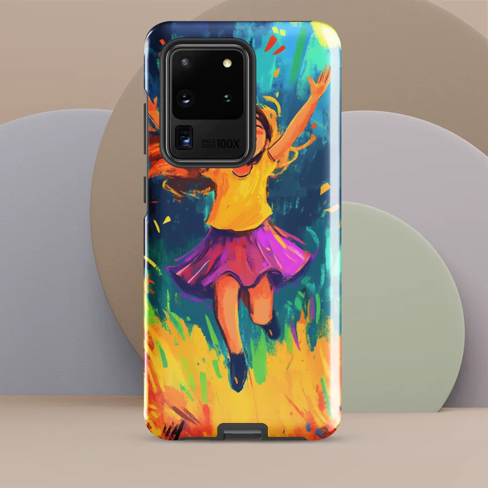 Joyful Escape into Nature | Phone Case |  S20 Ultra | Tough Case | Glossy