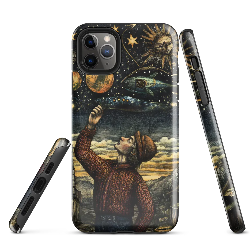 Cosmic Curiosity: A Journey Beyond Earth | Phone Case |  11 Pro Max | Tough Case | Glossy