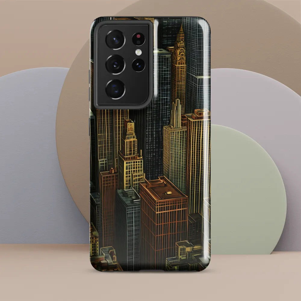 Urban Elegance: A Golden Cityscape