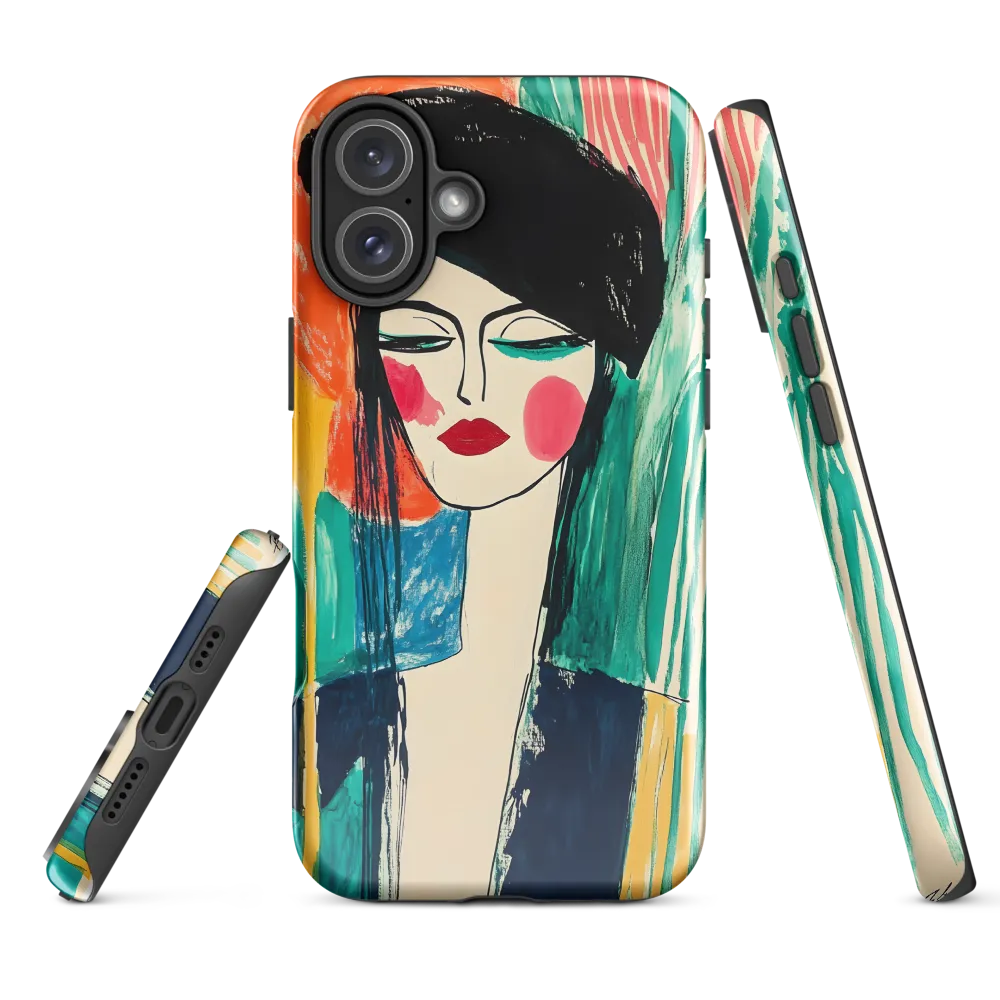Portrait of Confidence | Phone Case |  16 Plus | Tough Case | Glossy