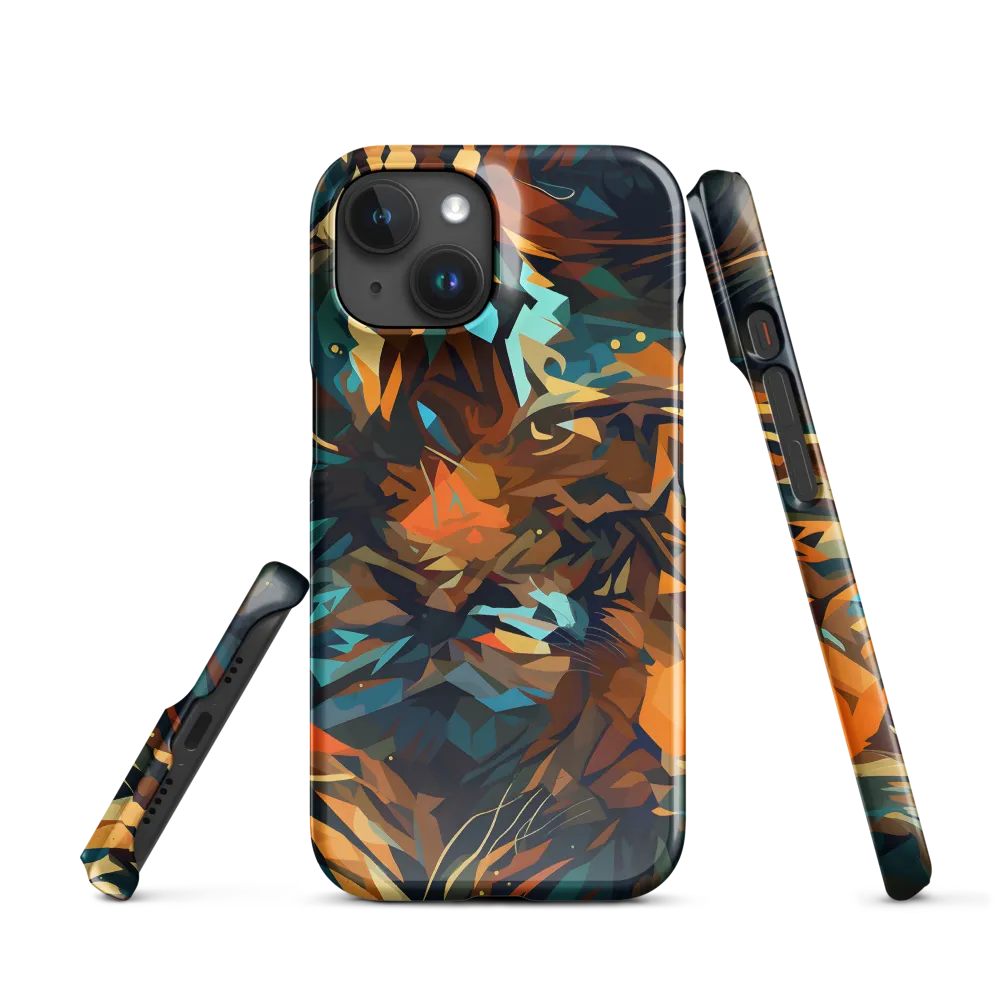 Wild Symphony: Abstract Tigers | Phone Case |  15 | Snap Case | Glossy