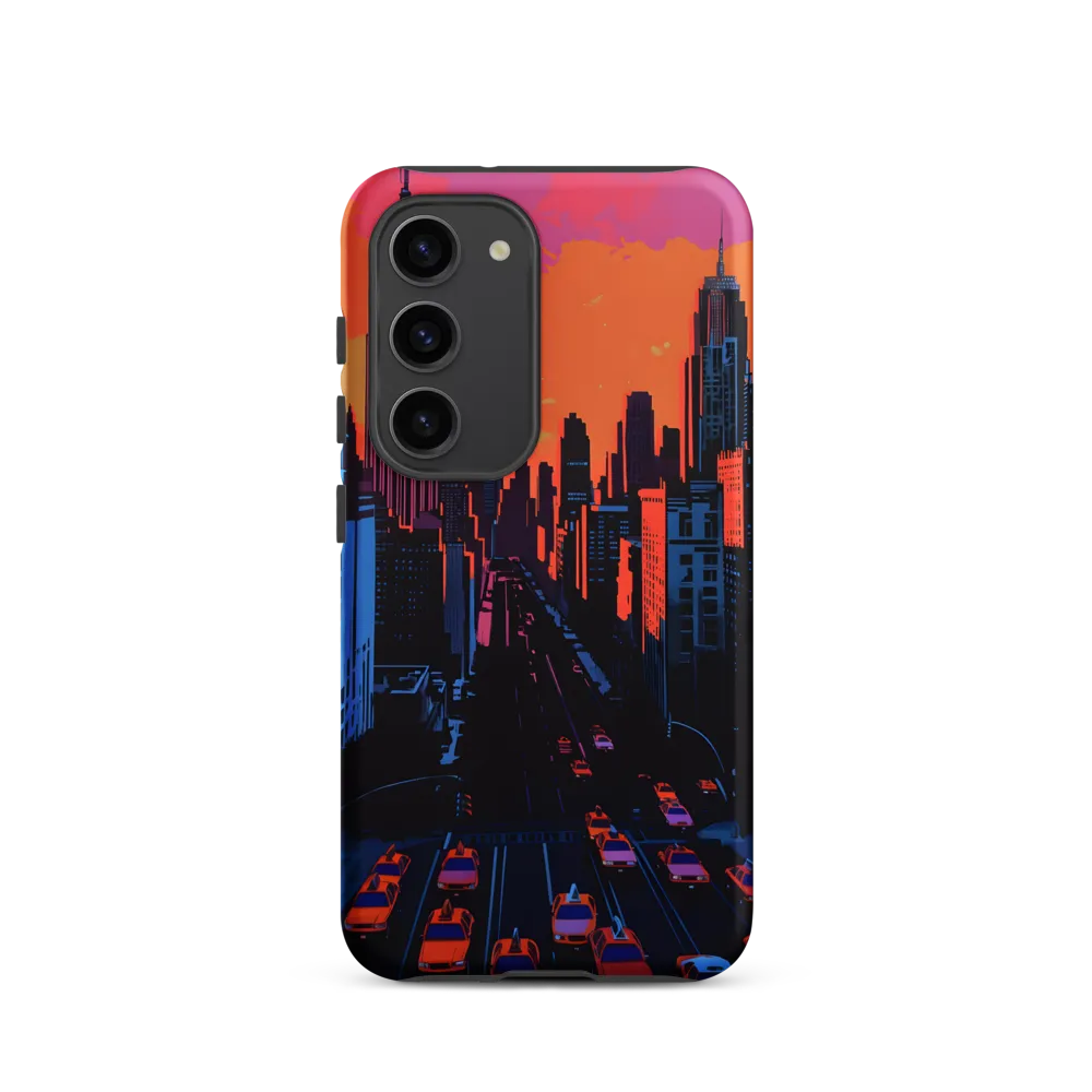 Sunset Over Skyscrapers