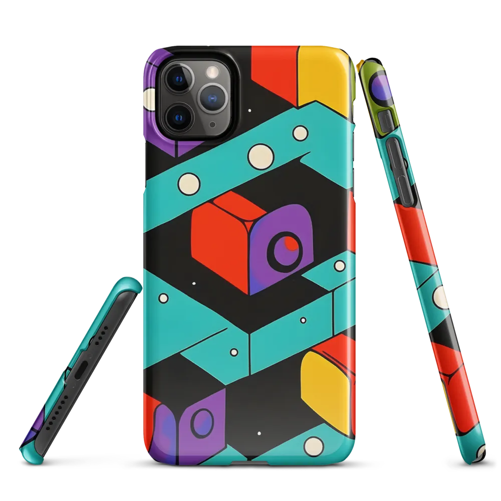 Vibrant Geometric Harmony | Phone Case |  11 Pro Max | Snap Case | Glossy